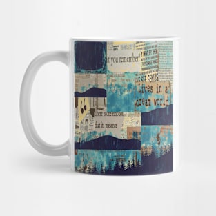 Collage landscape Mug